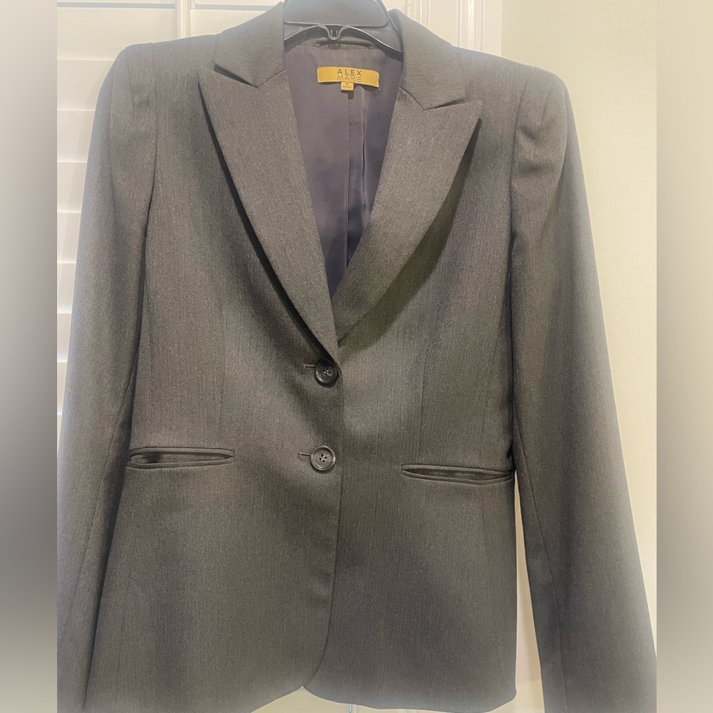 Alex Marie grey Jacket  - Women's Size 6. Work Business
